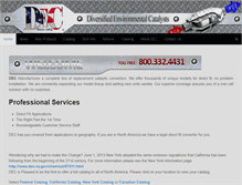 Tablet Screenshot of deccats.com